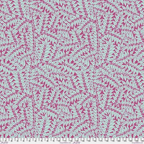 Quilting Cotton Floral Branches Magenta Kaffe Fassett x Morris & Co.