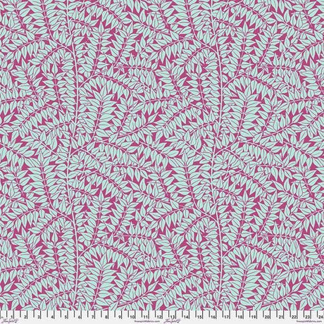 Quilting Cotton Floral Branches Magenta Kaffe Fassett x Morris & Co.