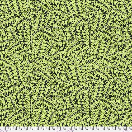 Quilting Cotton Floral Branches Black Kaffe Fassett x Morris & Co.