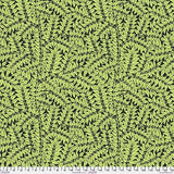 Quilting Cotton Floral Branches Black Kaffe Fassett x Morris & Co.