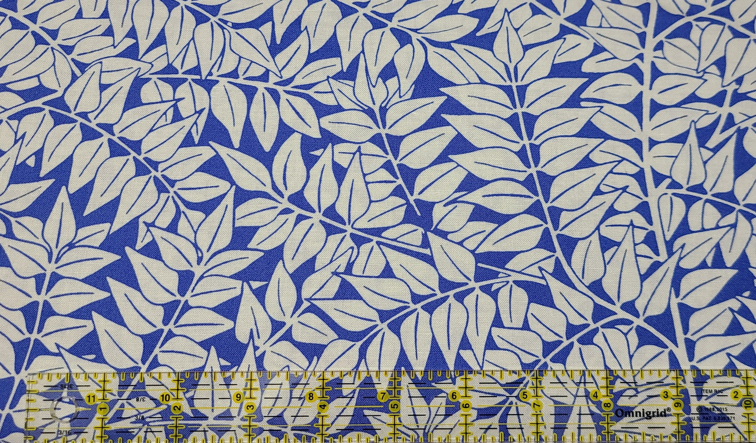 Quilting Cotton Floral Branches Blue Kaffe Fassett x The Original Morris & Co.