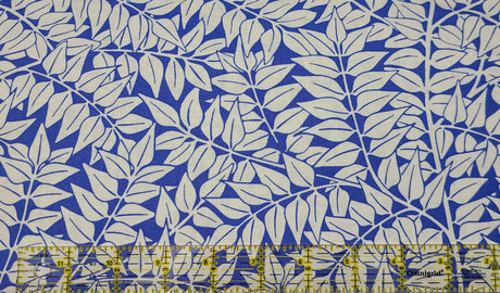 Quilting Cotton Floral Branches Blue Kaffe Fassett x The Original Morris & Co.