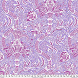 Quilting Cotton Kaffe Fassett x The Original Morris & Co. Floral Indian Lavender