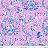 Quilting Cotton Kaffe Fassett x Morris & Co. Floral Indian Pink