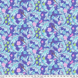 Quilting Cotton Kaffe Fassett x The Original Morris & Co. Floral Leicester Cobalt