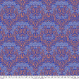 Quilting Cotton Kaffe Fassett x The Original Morris & Co. Floral Michaelmas Daisy Cobalt