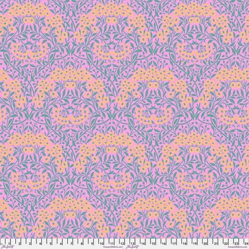 Quilting Cotton Kaffe Fassett x The Original Morris & Co. Michaelmas Daisy Pink Floral