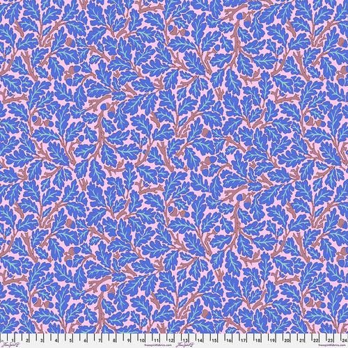 Quilting Cotton Kaffe Fassett x The Original Morris & Co. Floral Oak Blue