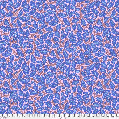 Quilting Cotton Kaffe Fassett x The Original Morris & Co. Floral Oak Blue