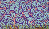 Quilting Cotton Kaffe Fassett x The Original Morris & Co. Floral Oak Purple William Morris