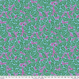 Quilting Cotton Kaffe Fassett x The Original Morris & Co. Floral Oak Turquoise