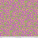 Quilting Cotton Kaffe Fassett x Morris & Co. Floral Oak Violet