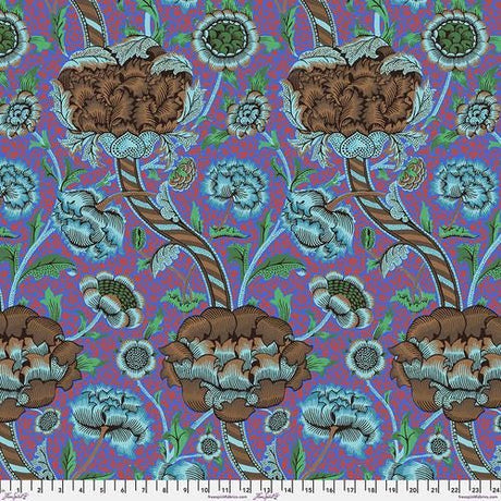 Quilting Cotton Floral Wandle Cobalt Kaffe Fassett x Morris & Co.