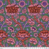 Quilting Cotton Kaffe Fassett x Morris & Co. Floral Wandle Red 100% Cotton