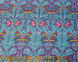 Quilting Cotton Kaffe Fassett x The Original Morris & Co. Floral Bluebell Purple