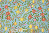 Quilting Cotton Kaffe Fassett x The Original Morris & Co. Floral Fruit Duck Egg