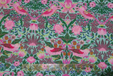 Quilting Cotton Kaffe Fassett x The Original Morris & Co. Strawberry Thief Aqua Floral