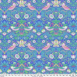 Quilting Cotton Kaffe Fassett x Morris & Co. Strawberry Thief Blue