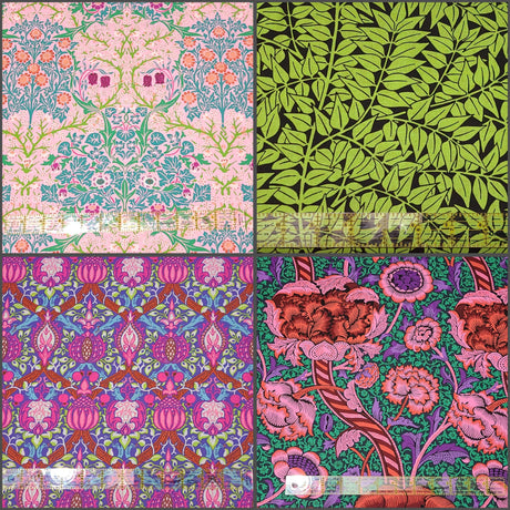 Quilting Cotton Kaffe Morris Free Spirit Original Morris Co. Half Yard Bundle