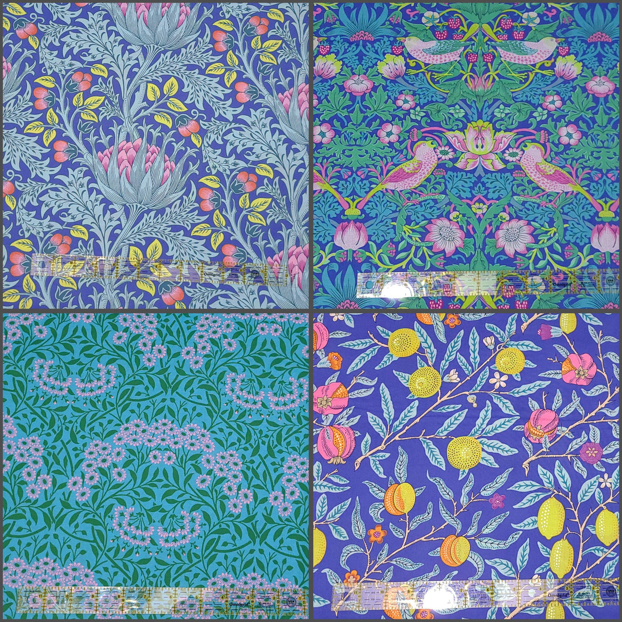 Quilting Cotton Kaffe Morris Free Spirit Original Morris Co. Half Yard Bundle