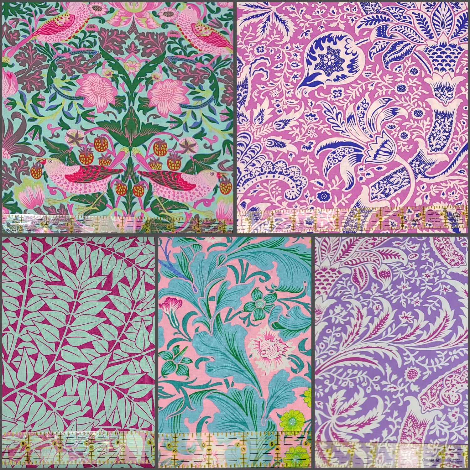 Fat Quarter Bundle Kaffe x Morris & Co. Blush William Morris
