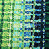 Kaleidoscope Stripe Nylon Spandex Fabric - Fuchsia, Green, Multi Abstract Print, 4-Way Stretch, 58/60" Width (1 Yard)