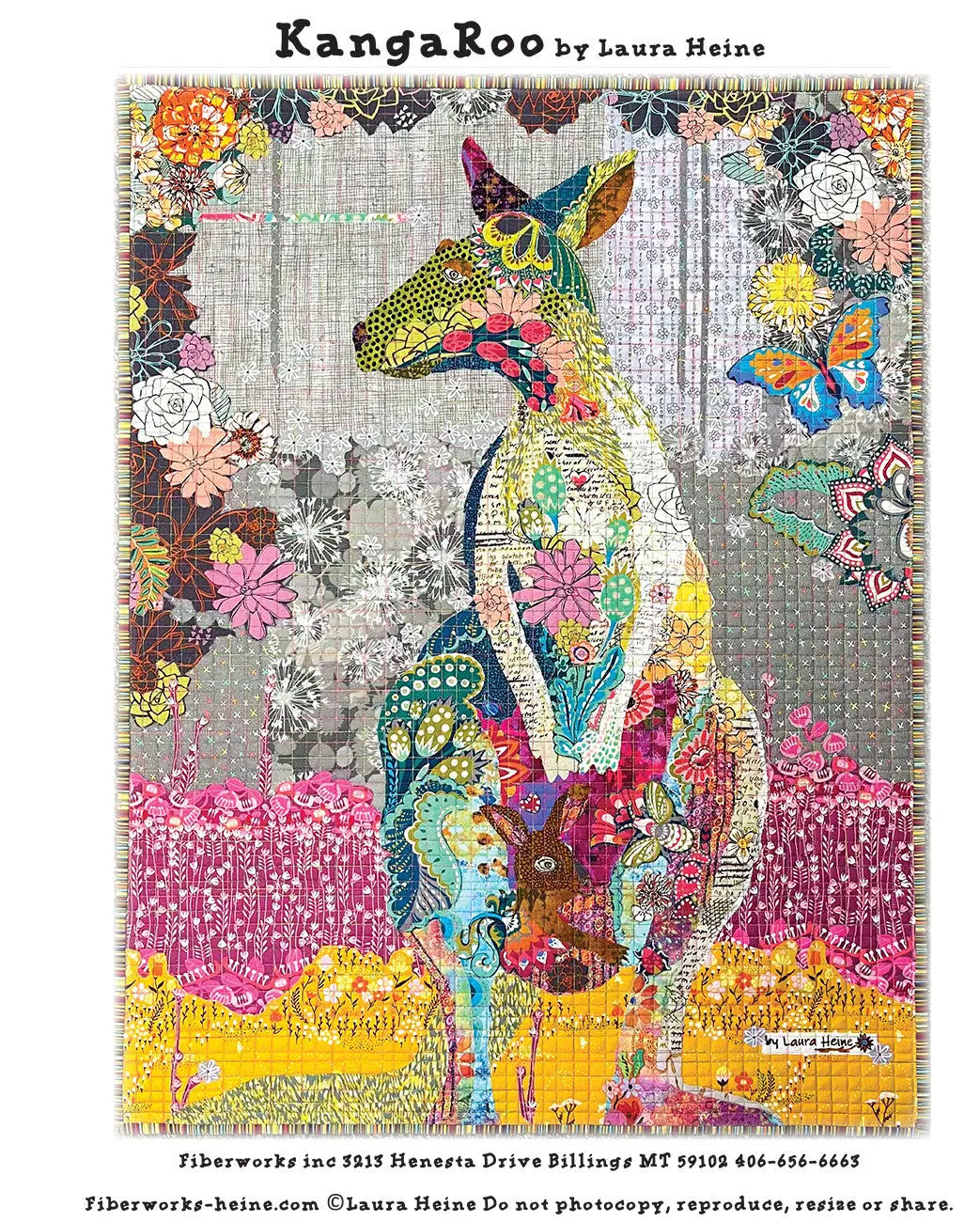 KangaRoo Collage Pattern