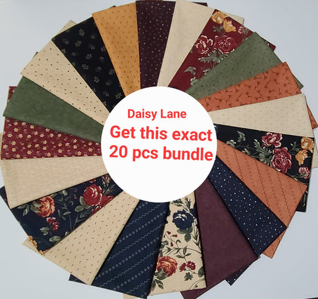 Fat Quarter Bundle Kansas Troubles Daisy Lane Moda