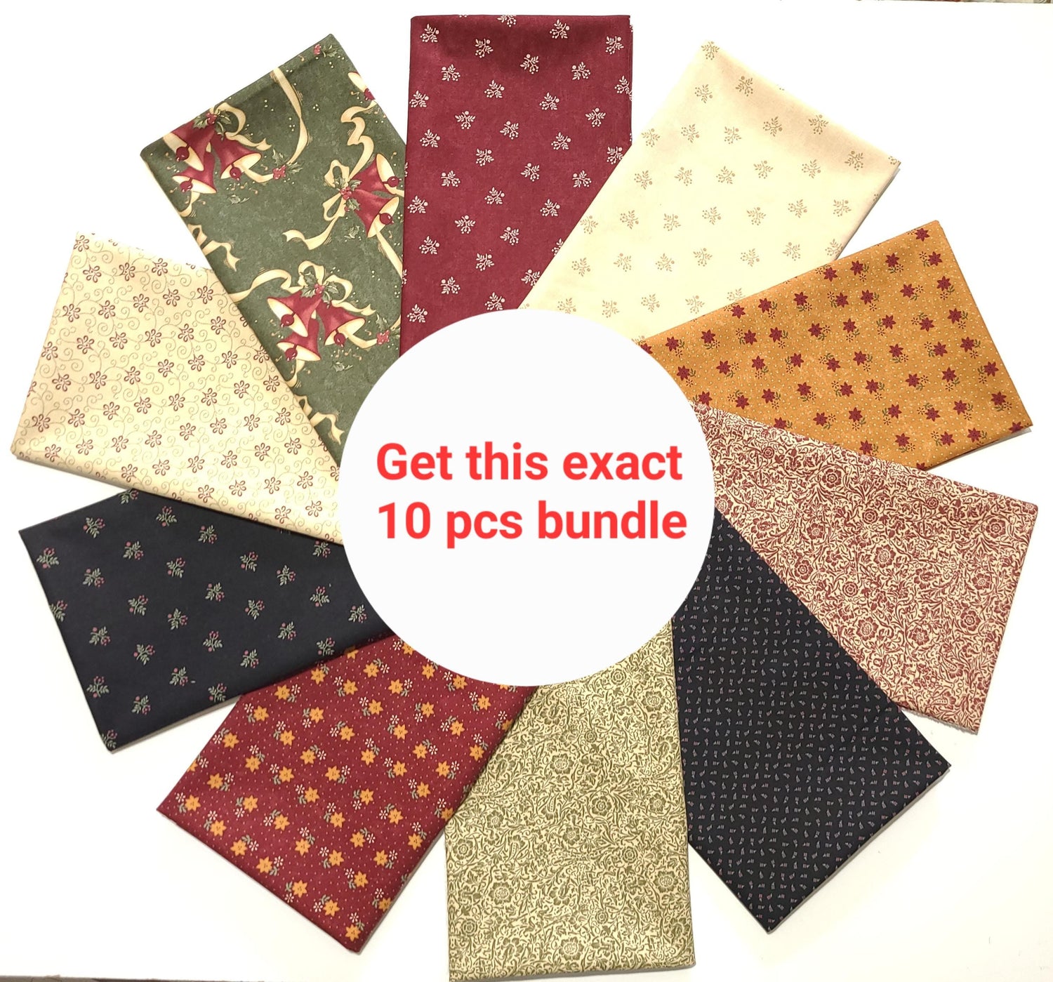 Fat Quarter Bundle A Vintage Christmas Moda Christmas