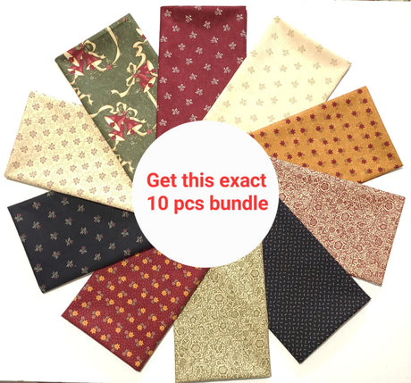 Fat Quarter Bundle A Vintage Christmas Moda Christmas