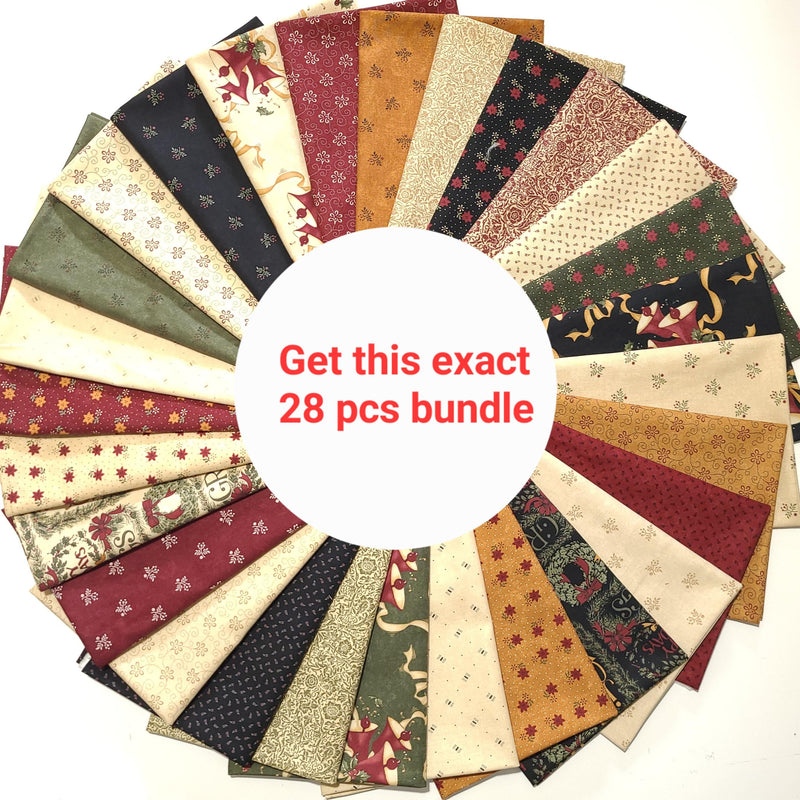 Fat Quarter Bundle A Vintage Christmas Moda Christmas