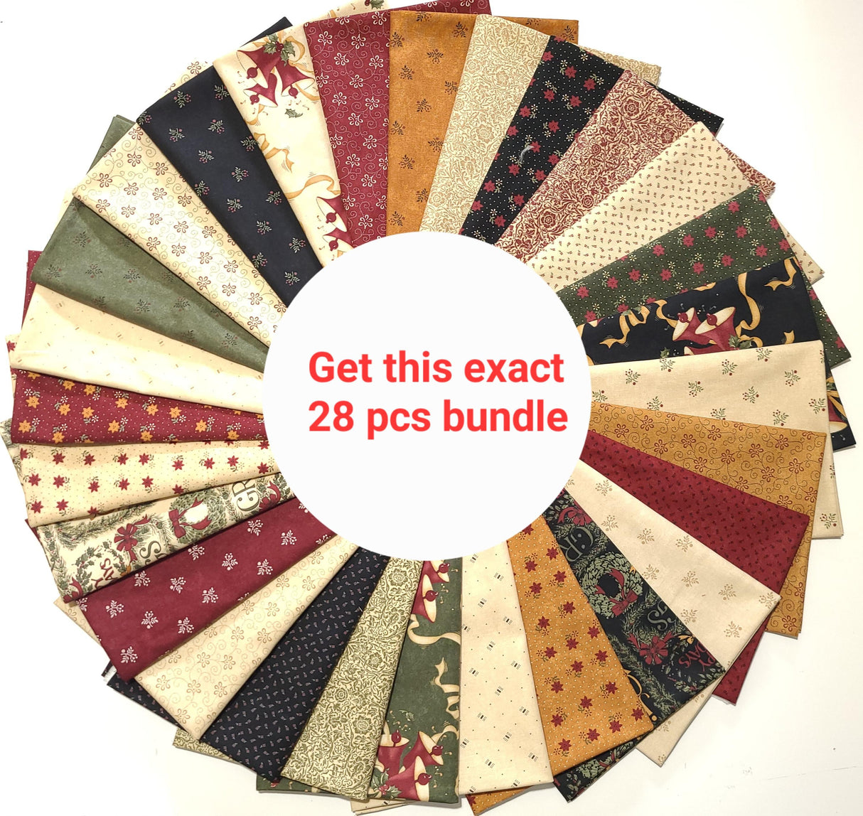 Fat Quarter Bundle A Vintage Christmas Moda Christmas