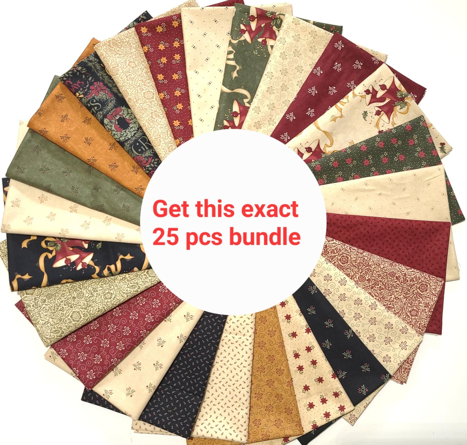 Fat Quarter Bundle A Vintage Christmas Moda Christmas