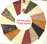 Fat Quarter Bundle A Vintage Christmas Moda Christmas