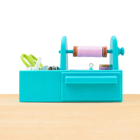 Sewing Caddy Organizer Aqua