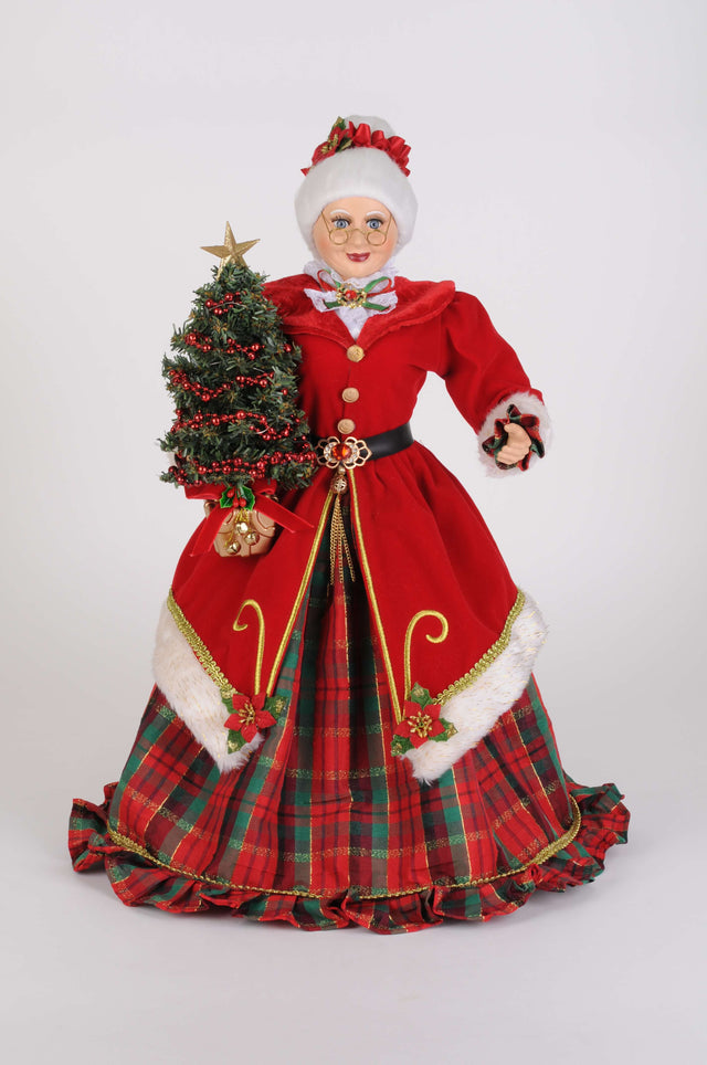 20" Karen Didion Lighted Traditional Mrs. Claus