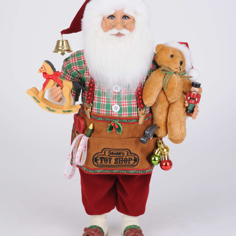 17" Karen Didion Toymaker Santa