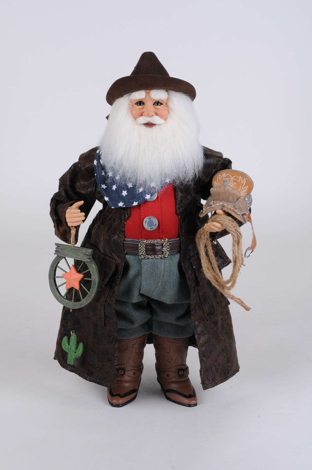 17" Karen Didion Cowboy Santa