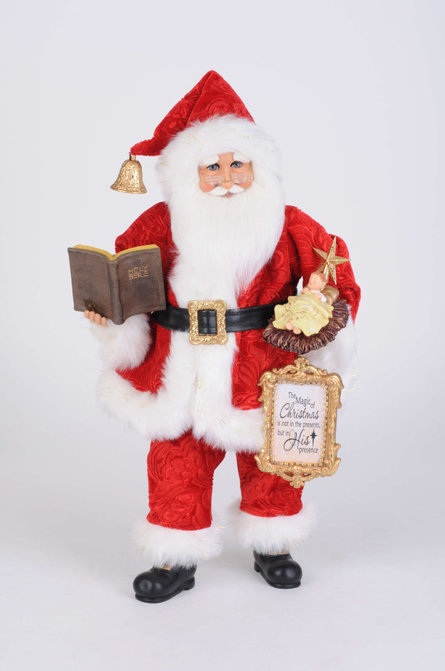 19" Karen Didion Baby Jesus Santa