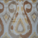 Cut Velvet Upholstery Fabric Kasuri Teardrop Design