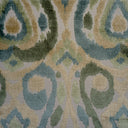 Cut Velvet Upholstery Fabric Kasuri Teardrop Design