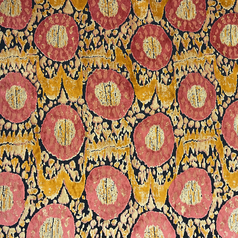 Cut Velvet Upholstery Fabric Kaya Ikat Effect