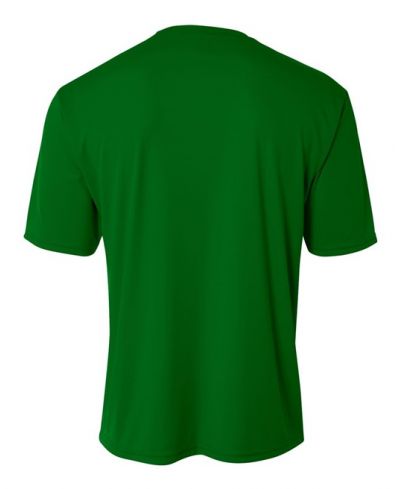 A4 NB3142 Youth Cooling Performance Crew Micro Poly Interlock Fabric - Kelly, 44+ UPF, Moisture Wicking (1 Piece)
