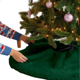 Faux Fur Christmas Tree Skirt 30 Inch