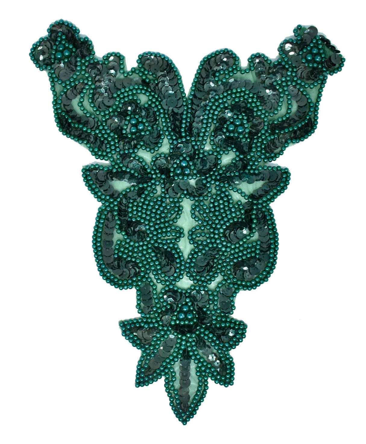 Sequins Beaded Applique 7.5 x 9.5