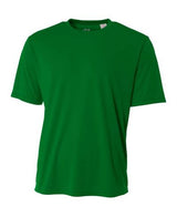 A4 NB3142 Youth Cooling Performance Crew Micro Poly Interlock Fabric - Kelly, 44+ UPF, Moisture Wicking (1 Piece)