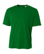 A4 NB3142 Youth Cooling Performance Crew Micro Poly Interlock Fabric - Kelly, 44+ UPF, Moisture Wicking (1 Piece)