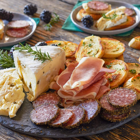 Triple Cream Brie Cheese with Green Peppercorns – Creamy Gourmet Cheese