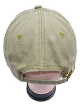 Mega Cap Cotton Twill Cap - Khaki, Low Profile, Unstructured, Six Panel (1 Cap)