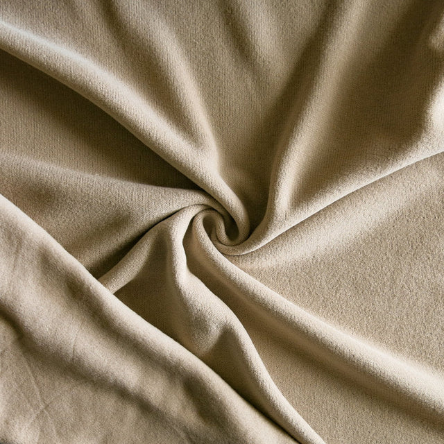 Polartec Sweaterknit Velour Fabric Khaki